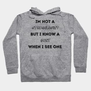 Im Not A Gynecologist But I know A Cu.nt When I See One Hoodie